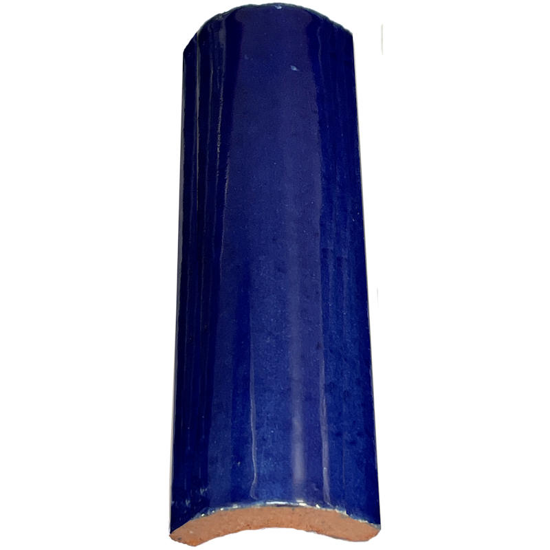 TalaMex Cobalt Blue Quarter Round 4 in. Close-Up