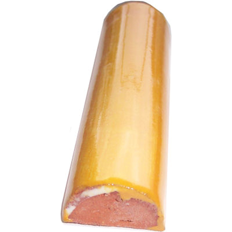 TalaMex Yellow Talavera Clay Pencil 4 in. Close-Up