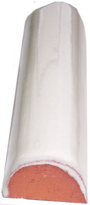 TalaMex Mexican White Talavera Clay Pencil 6 in. Close-Up