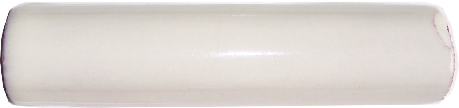 TalaMex Mexican White Talavera Clay Pencil 6 in.