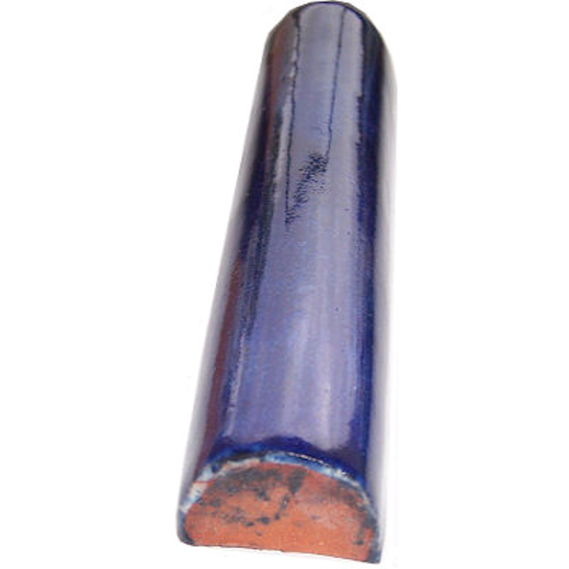 TalaMex Cobalt Blue Talavera Clay Pencil Close-Up