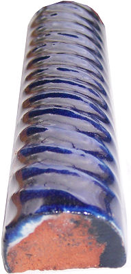 TalaMex Cobalt Blue Talavera Clay Rope Close-Up