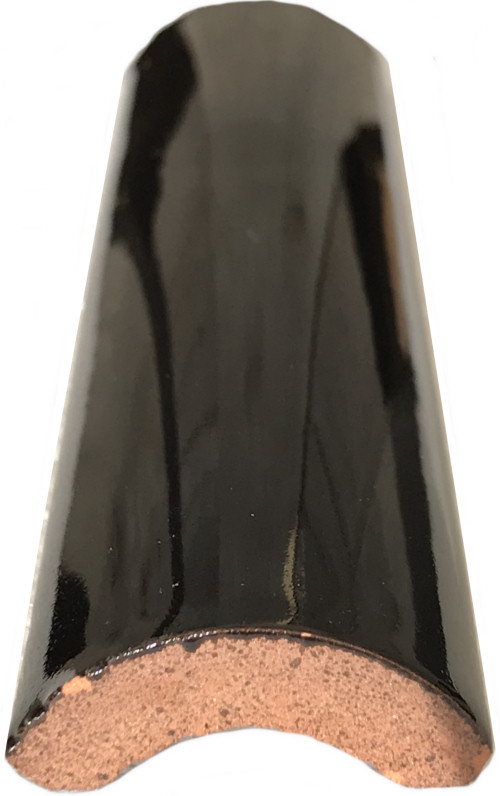 TalaMex Black Quarter Round Trim 6 in. Close-Up