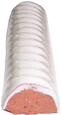 TalaMex Mexican White Talavera Clay Rope Close-Up