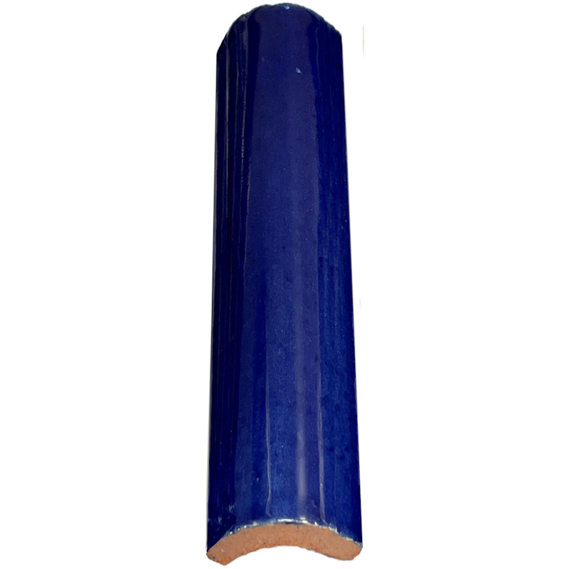 TalaMex Cobalt Blue Quarter Round Trim 6 in. Close-Up