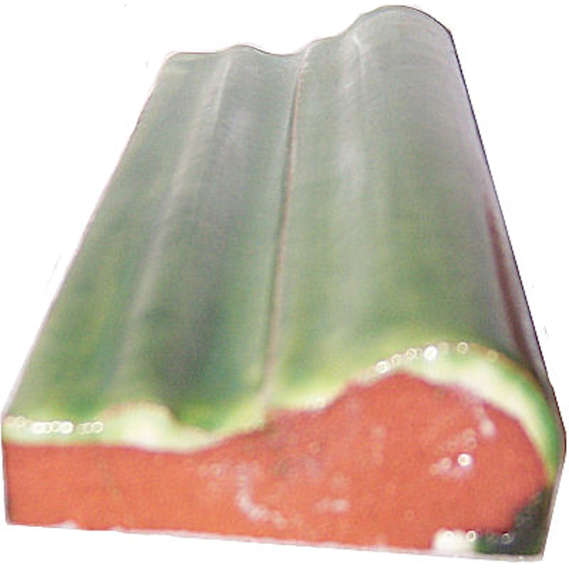 TalaMex Green Chair Rail Molding 4 in. Details