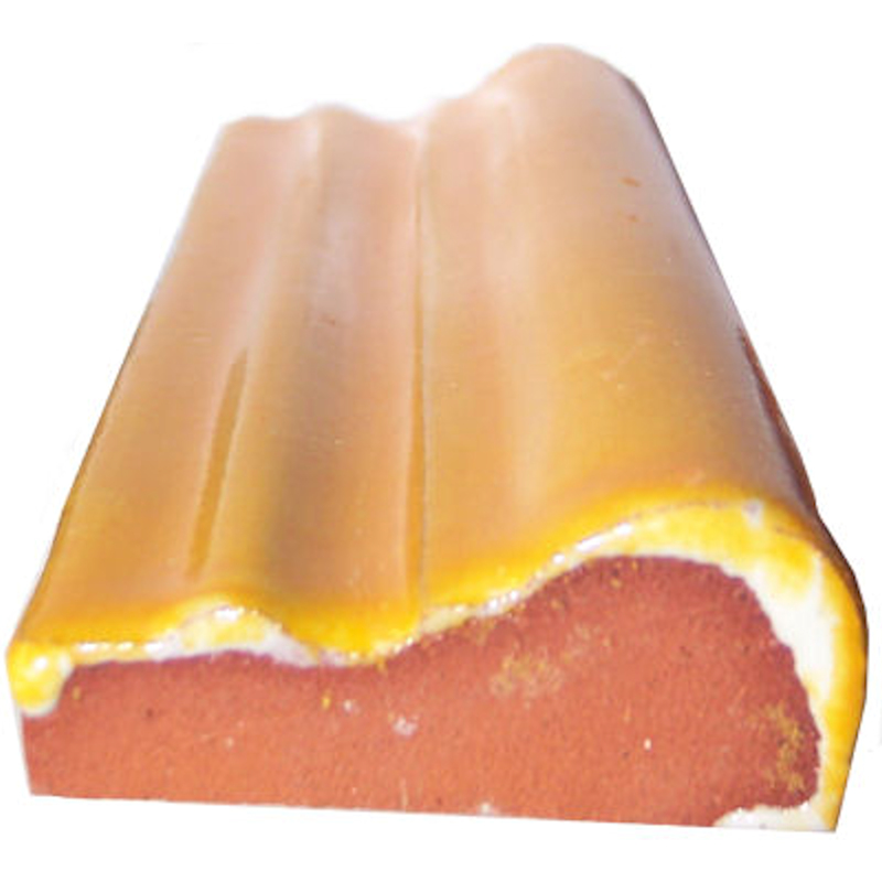 TalaMex Yellow Chair Rail Molding 6 in. Close-Up
