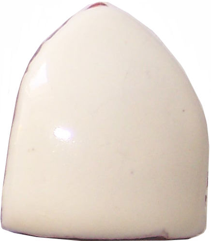 TalaMex Pure White Clay Talavera Quarter Round Beak