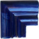 TalaMex Cobalt Blue Chair Rail Corner Molding