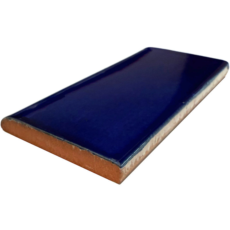 TalaMex Cobalt Blue Bullnose 4 in. Close-Up