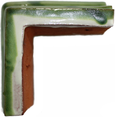 TalaMex Green Chair Rail Corner Molding Details