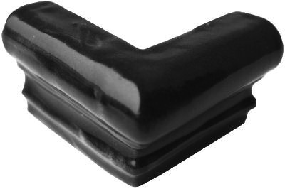 TalaMex Black Chair Rail Corner Molding