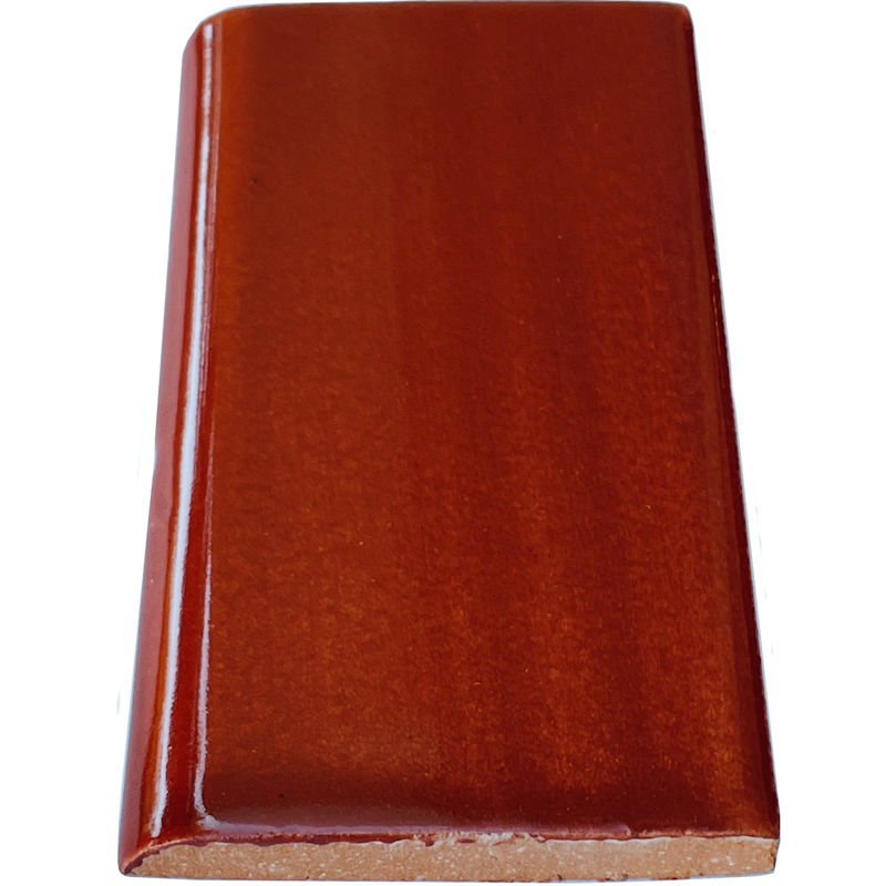 TalaMex Terracota Bullnose 4 in. Close-Up