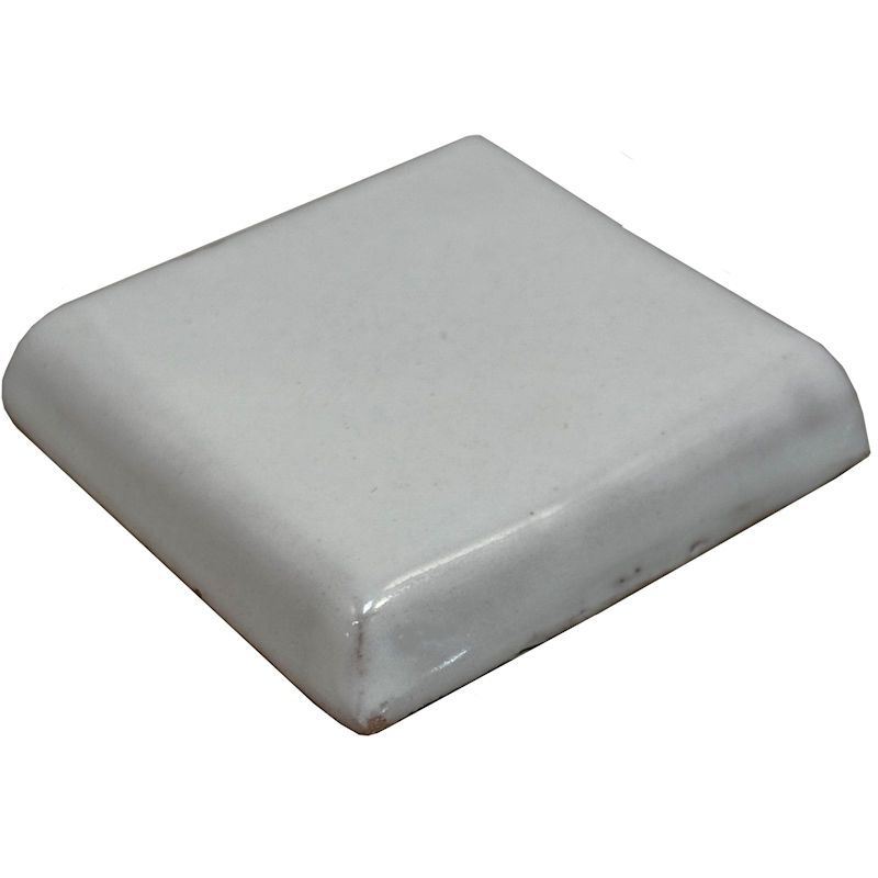 Pure White Double Bullnose 2 in. Close-Up