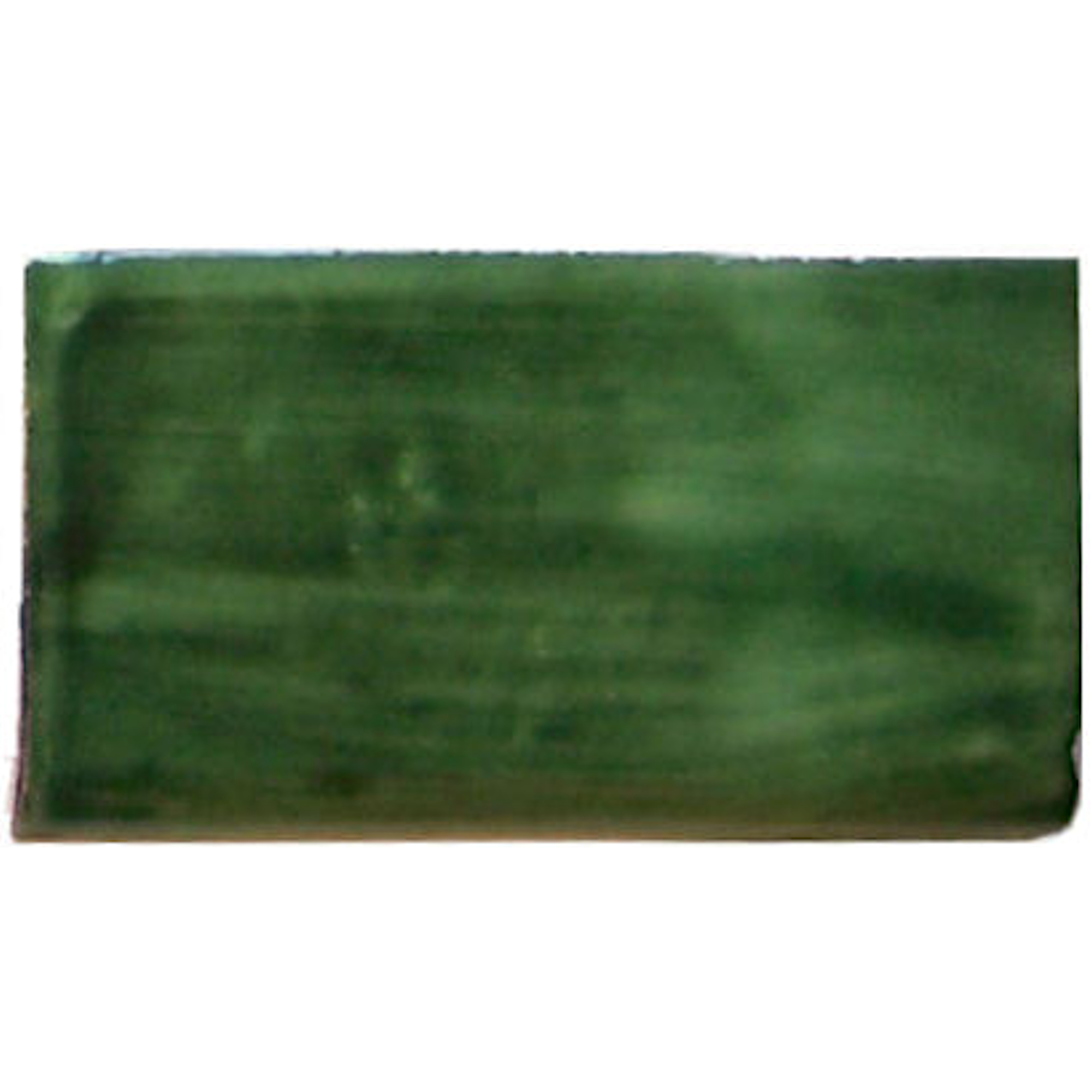 TalaMex Green Talavera Bullnose 4 in.