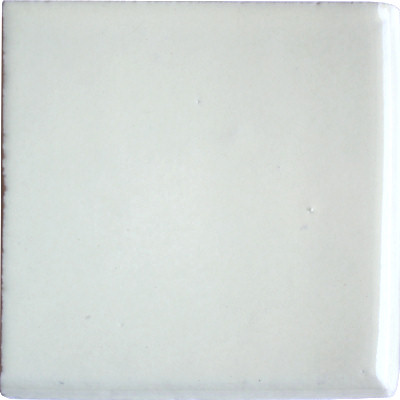 TalaMex Pure White Clay Talavera Double Bullnose