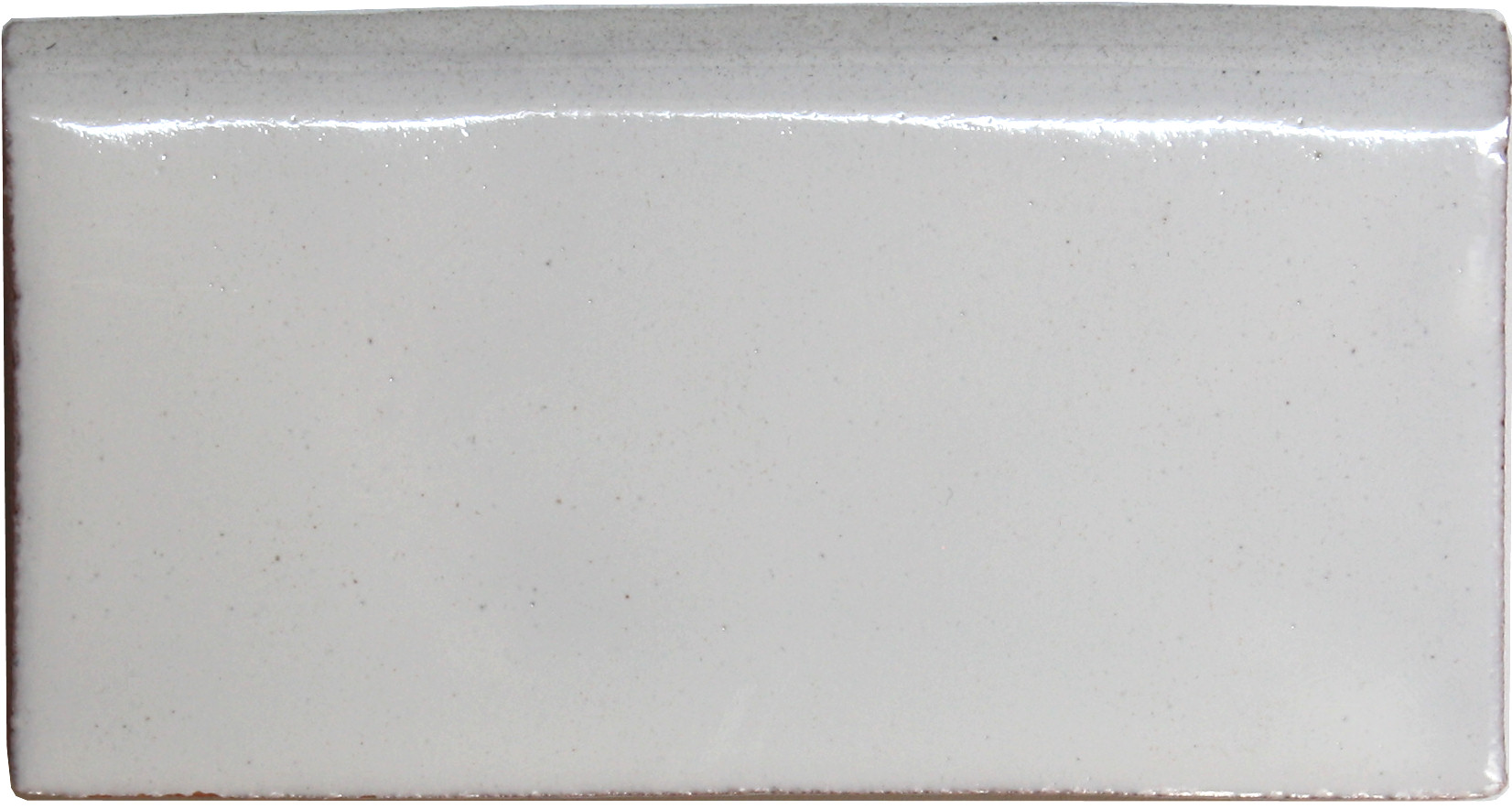 TalaMex Pure White Bullnose 4 in.