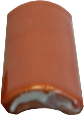 Alhambra Terracota Quarter Round Trim 4 in. Close-Up