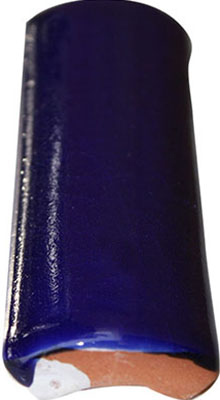Alhambra Cobalt Blue Quarter Round 4 in. Close-Up