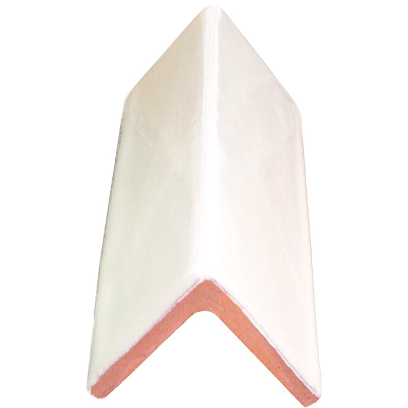 TalaMex Mexican White Talavera Clay V-Cap 6 in. Close-Up