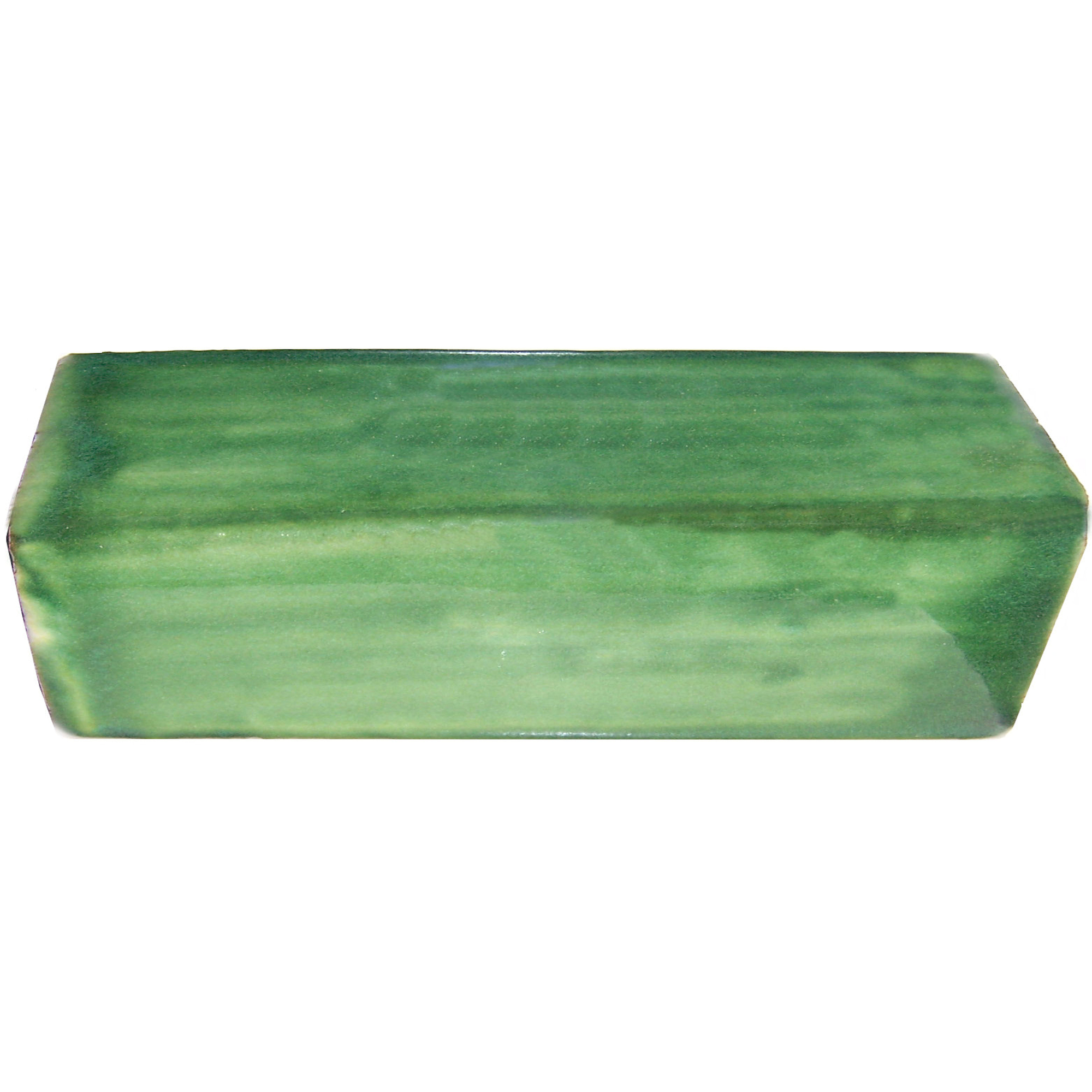 TalaMex Green Talavera Clay V-Cap 6 in.