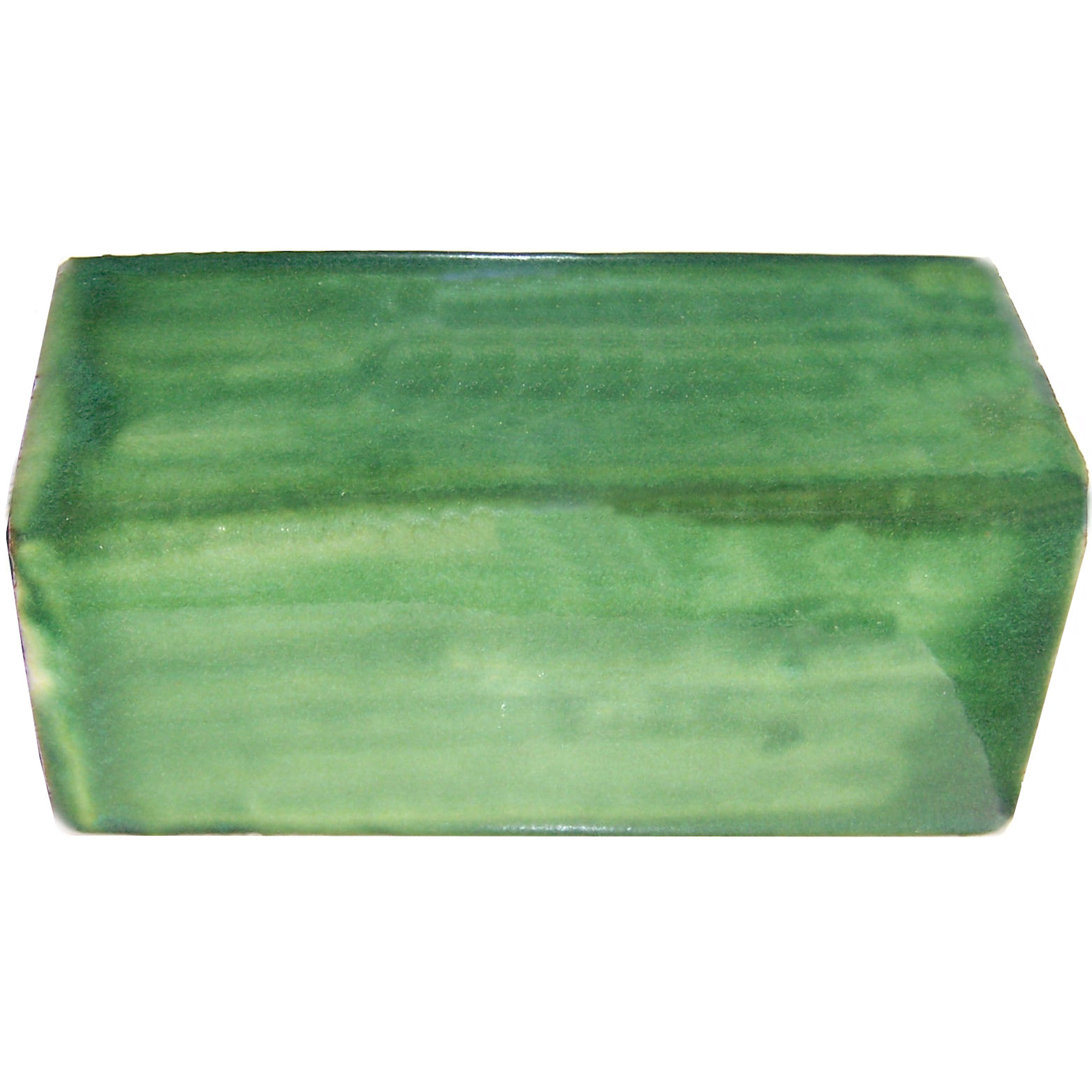 TalaMex Green Talavera Clay V-Cap 4 in.