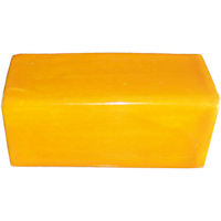 TalaMex Yellow Talavera Clay V-Cap 4 in.