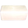 TalaMex Pure White Talavera Clay V-Cap 4 in.