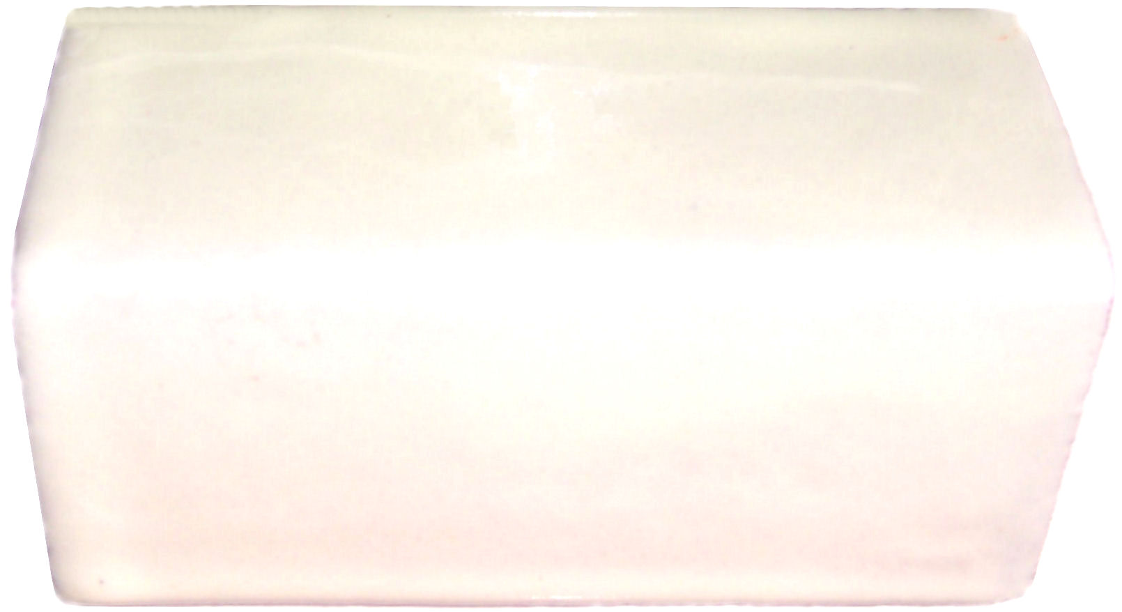 TalaMex Pure White Talavera Clay V-Cap 4 in.