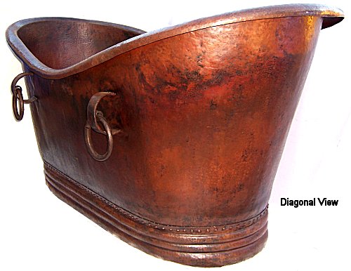 Hammered Copper Bath tub