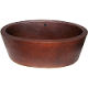 Double Wall Oval Hammered Copper Bath Tub