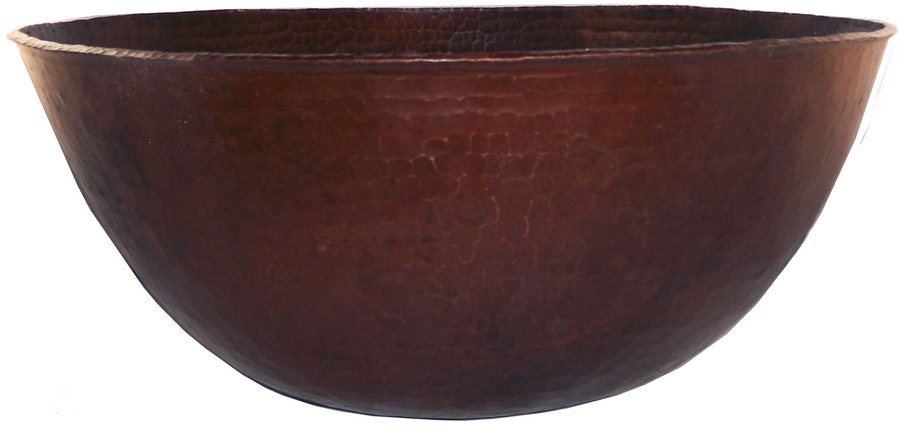 Weathered Hammered Copper Bowl