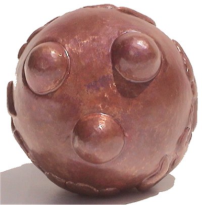 Tiny Three-leg Nature Copper Vase Details