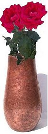 Arts & Crafts Tall Hammered Copper Vase