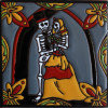 TalaMex The Wedding. Day-Of-The-Dead Clay Tile