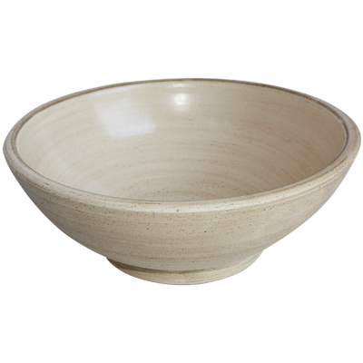 Lujan Fango Ivory Ceramic Vessel Sink
