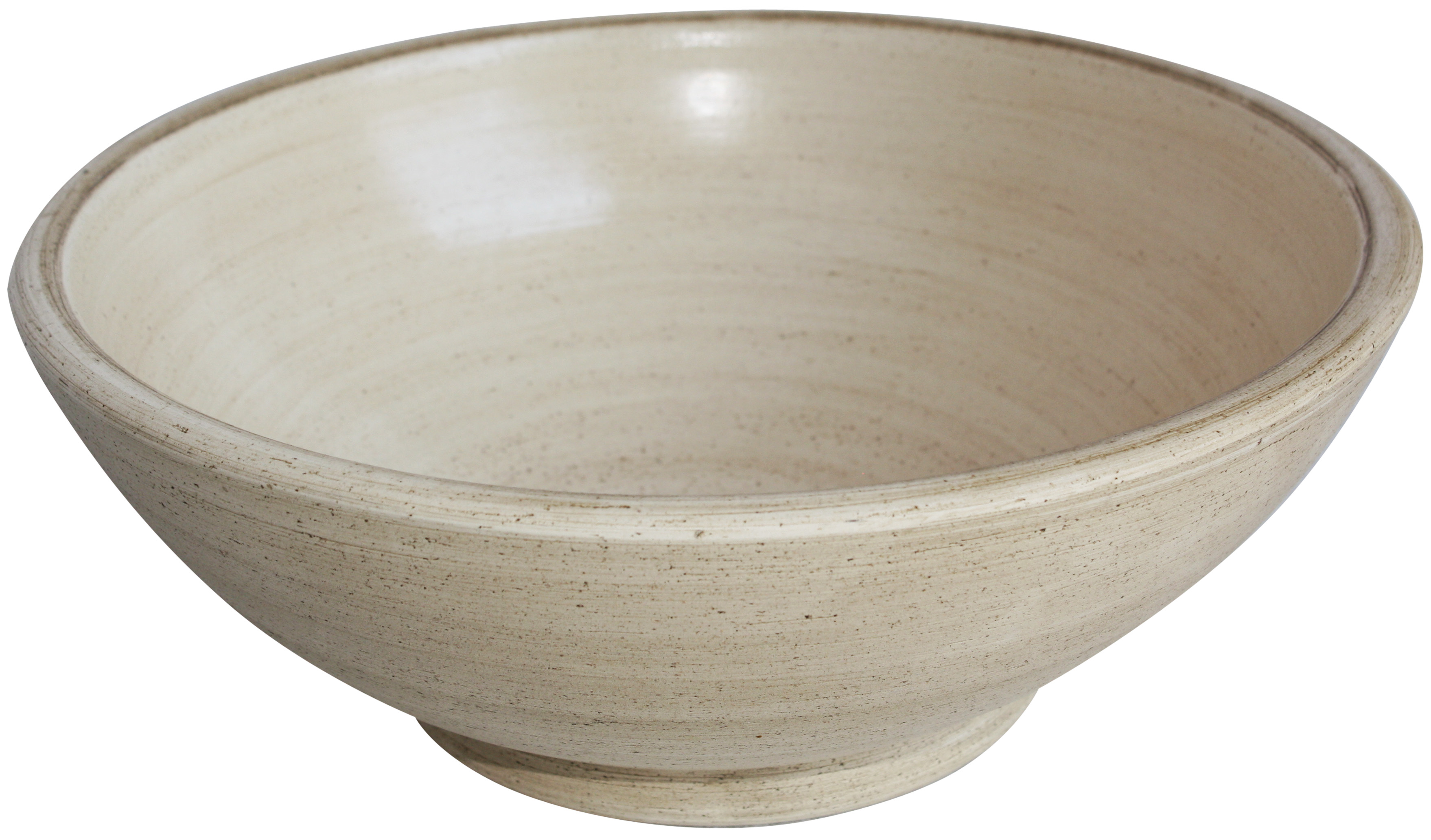 Lujan Fango Ivory Ceramic Vessel Sink