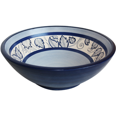 Victoria Fango Blue Ceramic Vessel Sink