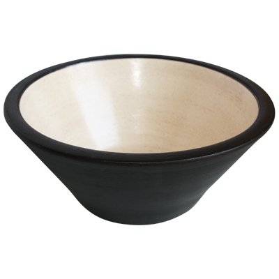 TalaMex Casanova Fango Black Ivory Ceramic Vessel Sink