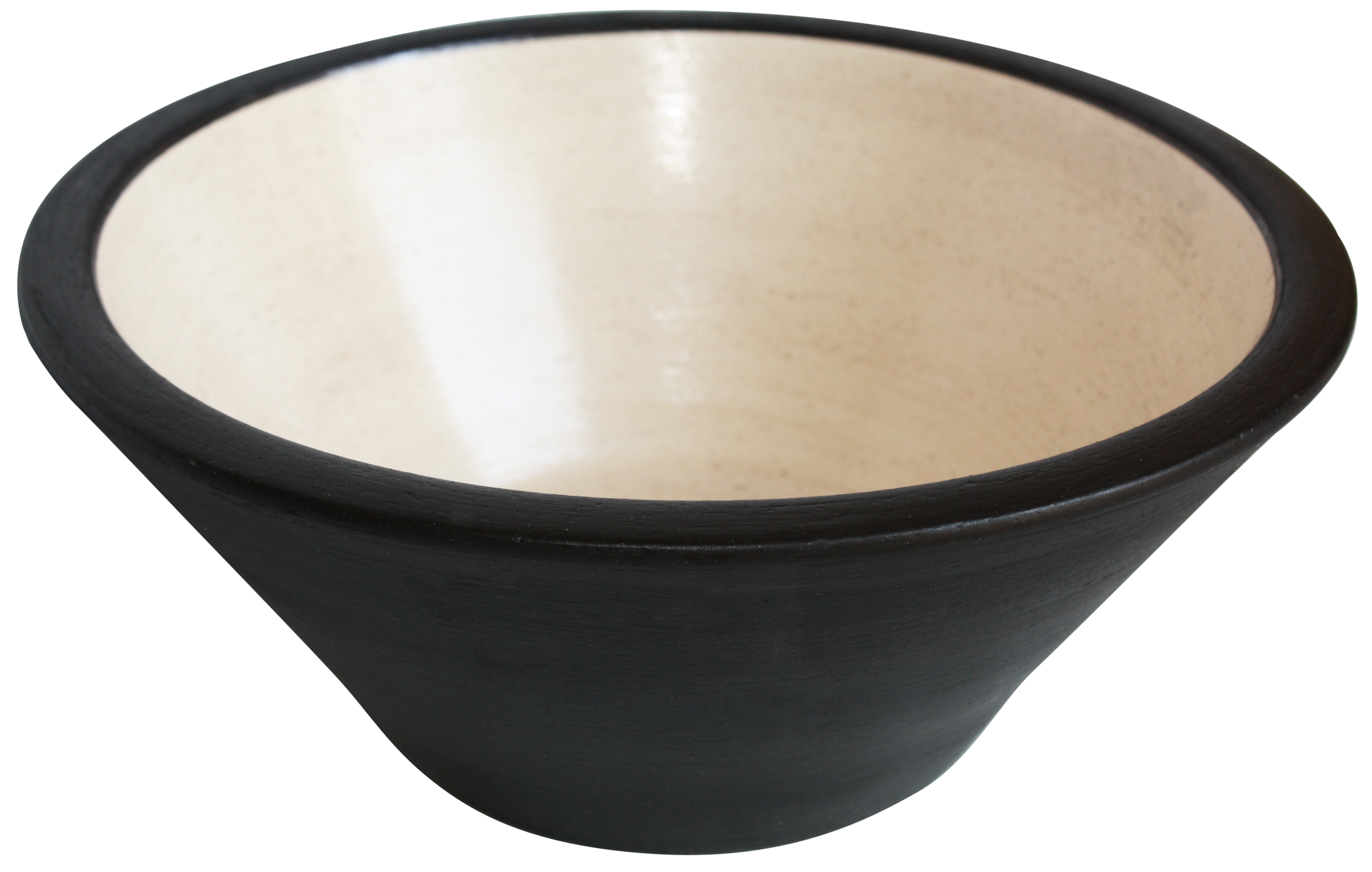 TalaMex Casanova Fango Black Ivory Ceramic Vessel Sink