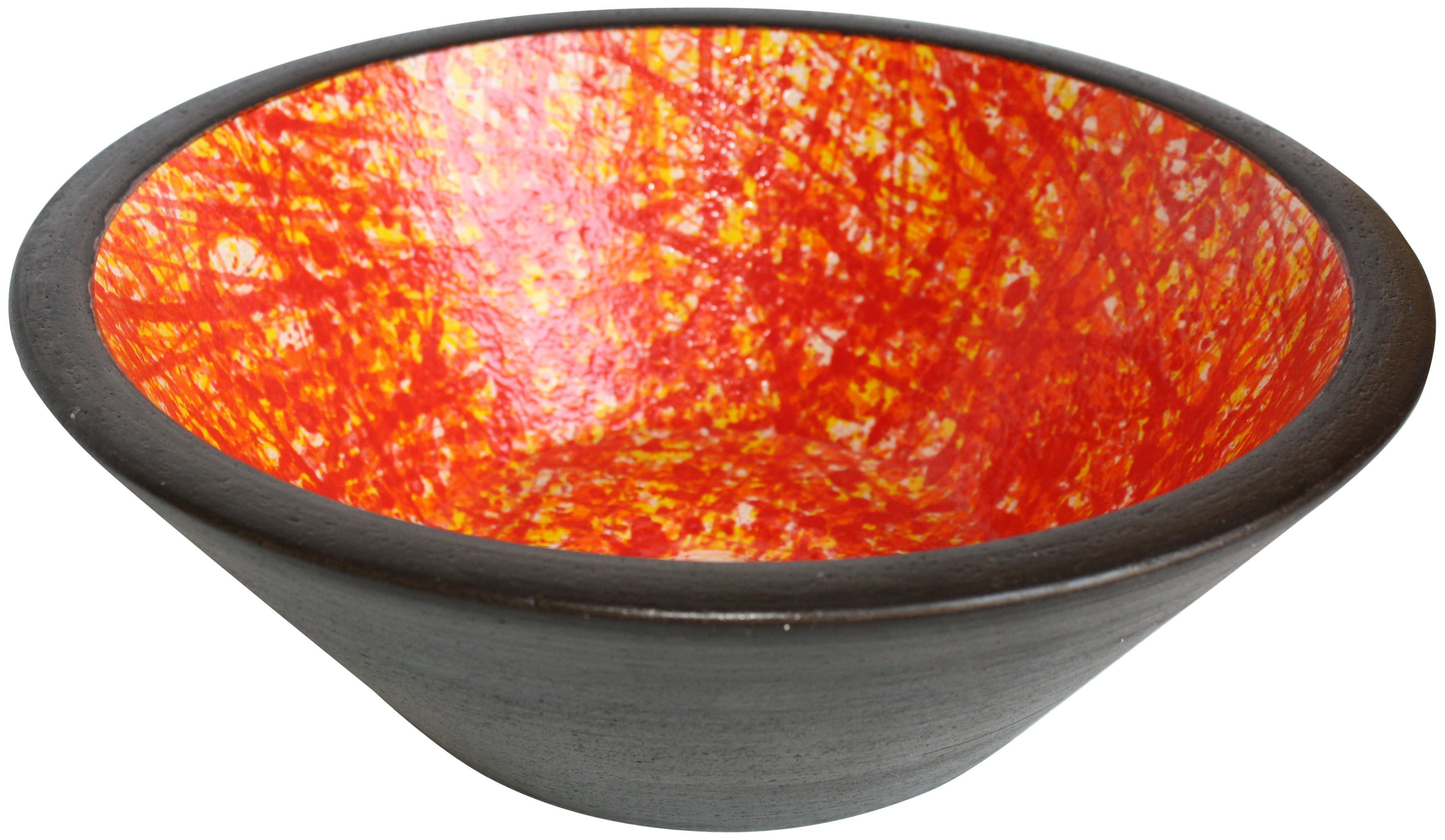 TalaMex Arias Fango Magma Ceramic Vessel Sink