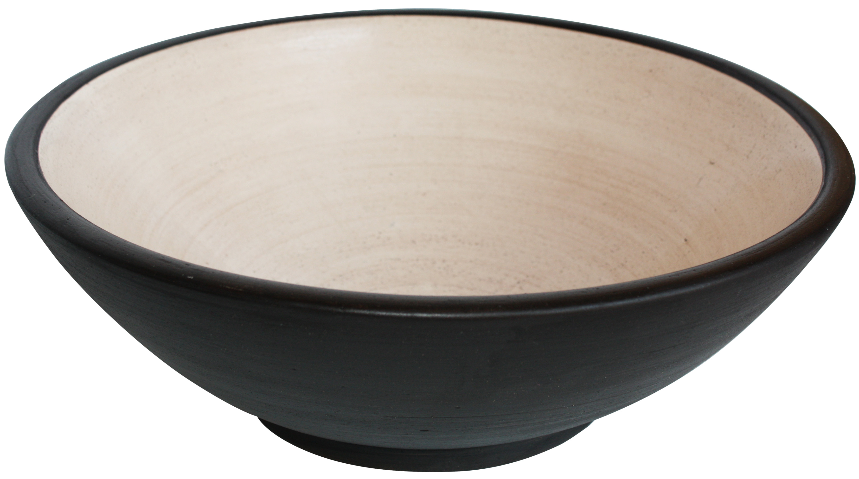 TalaMex Goya Fango Black Ivory Ceramic Vessel Sink