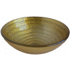 Above Counter Glass Vessel Basin - Golden