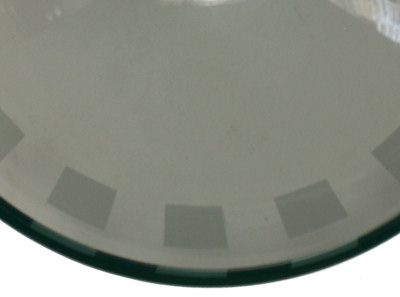 Above Counter Glass Vessel Basin - Frosted Details