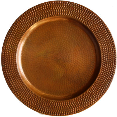 Big Hammered Copper Plate