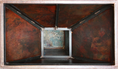 Imperial Hammered Copper Rangehood Close-Up