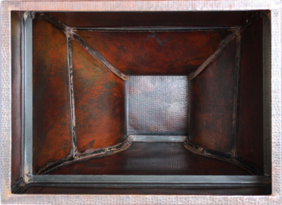 Morelia Hammered Copper Range Hood Details