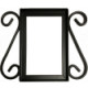 Wrought Iron House Number Frame Desert 1-Tile