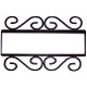 Wrought Iron House Number Frame Colonial-Desert 5-Tiles