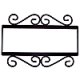 Wrought Iron House Number Frame Colonial 4-Tiles